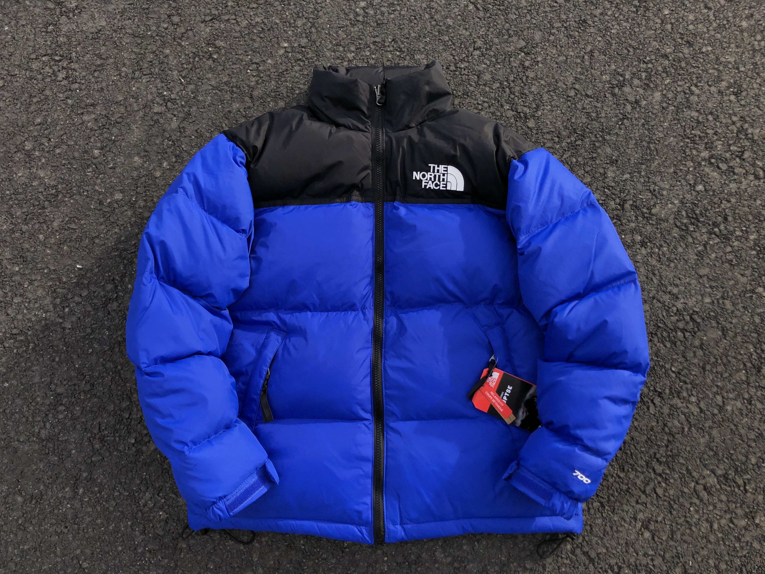 electric blue north face