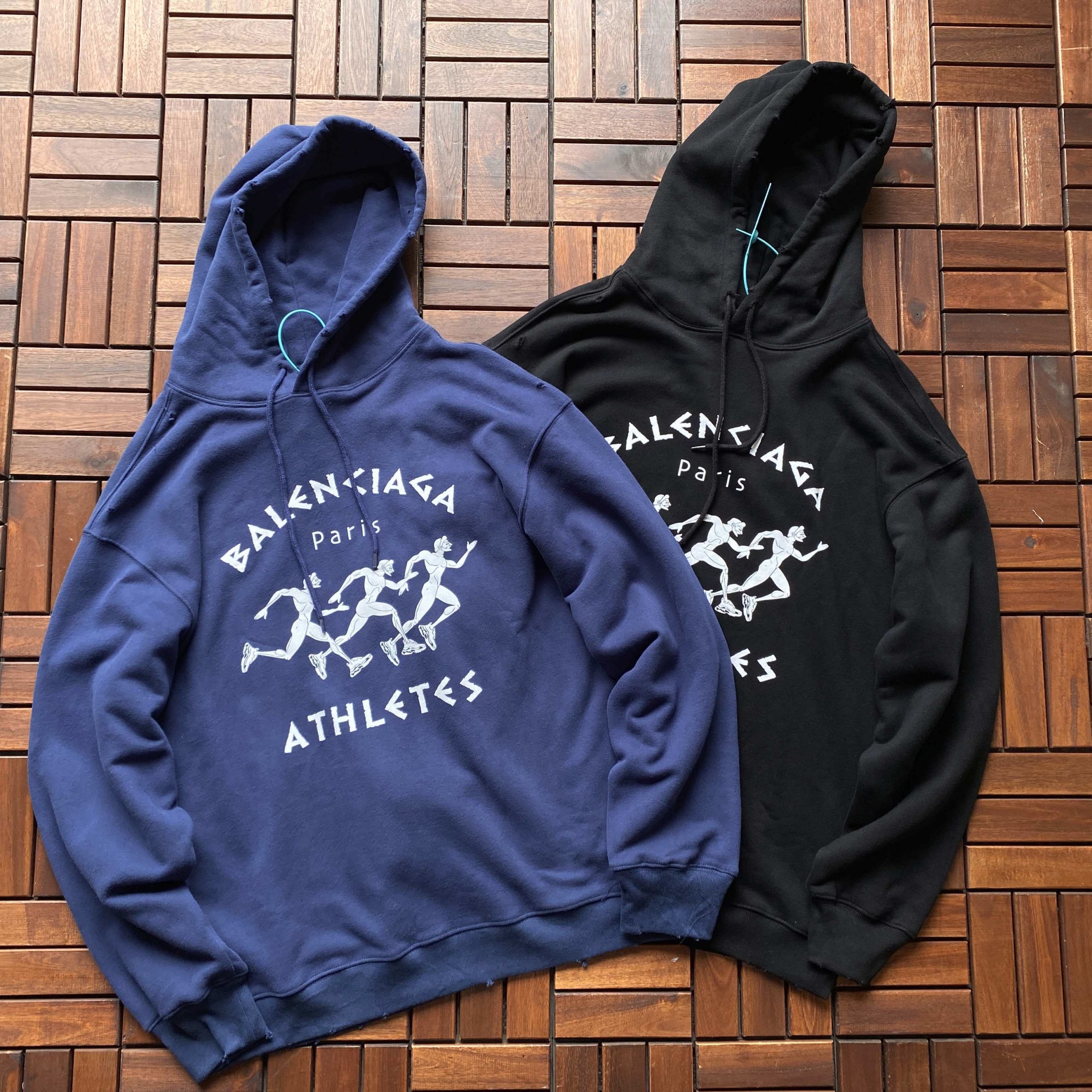 balenciaga athletes hoodie